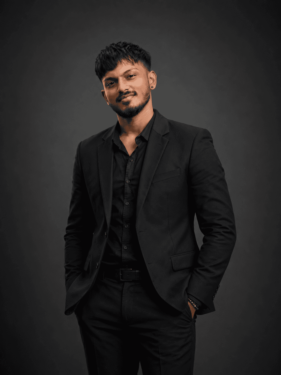 Linkedin Profile Image AI photo prompt example on PhotoReady