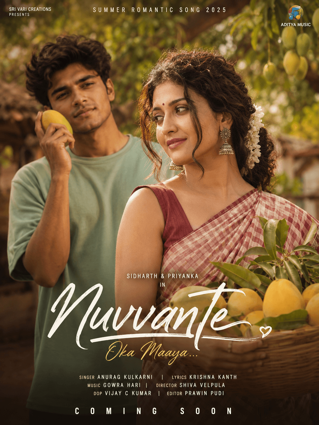 Village Romance Under Mango Trees AI photo prompt example on PhotoReady