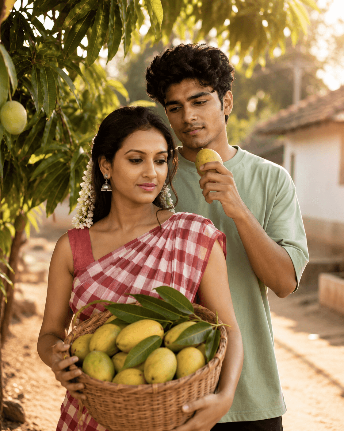 LinkedIn preview crop for Village Romance Under Mango Trees