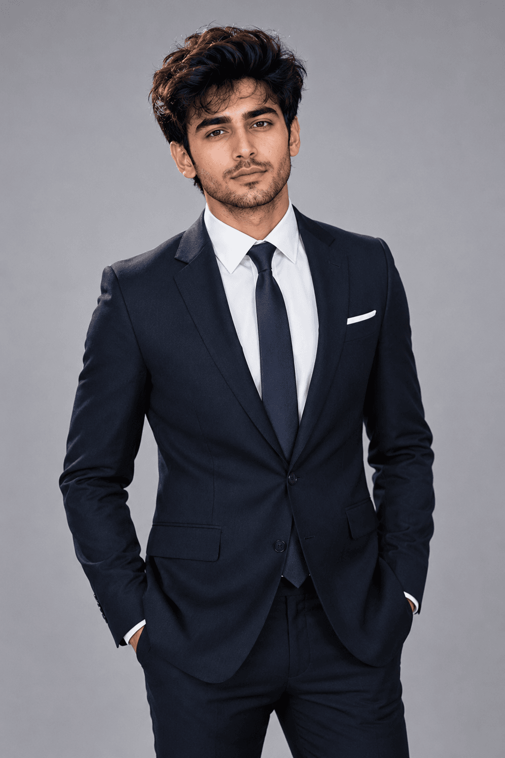 Corporate Formal LinkedIn Headshot AI photo prompt example on PhotoReady