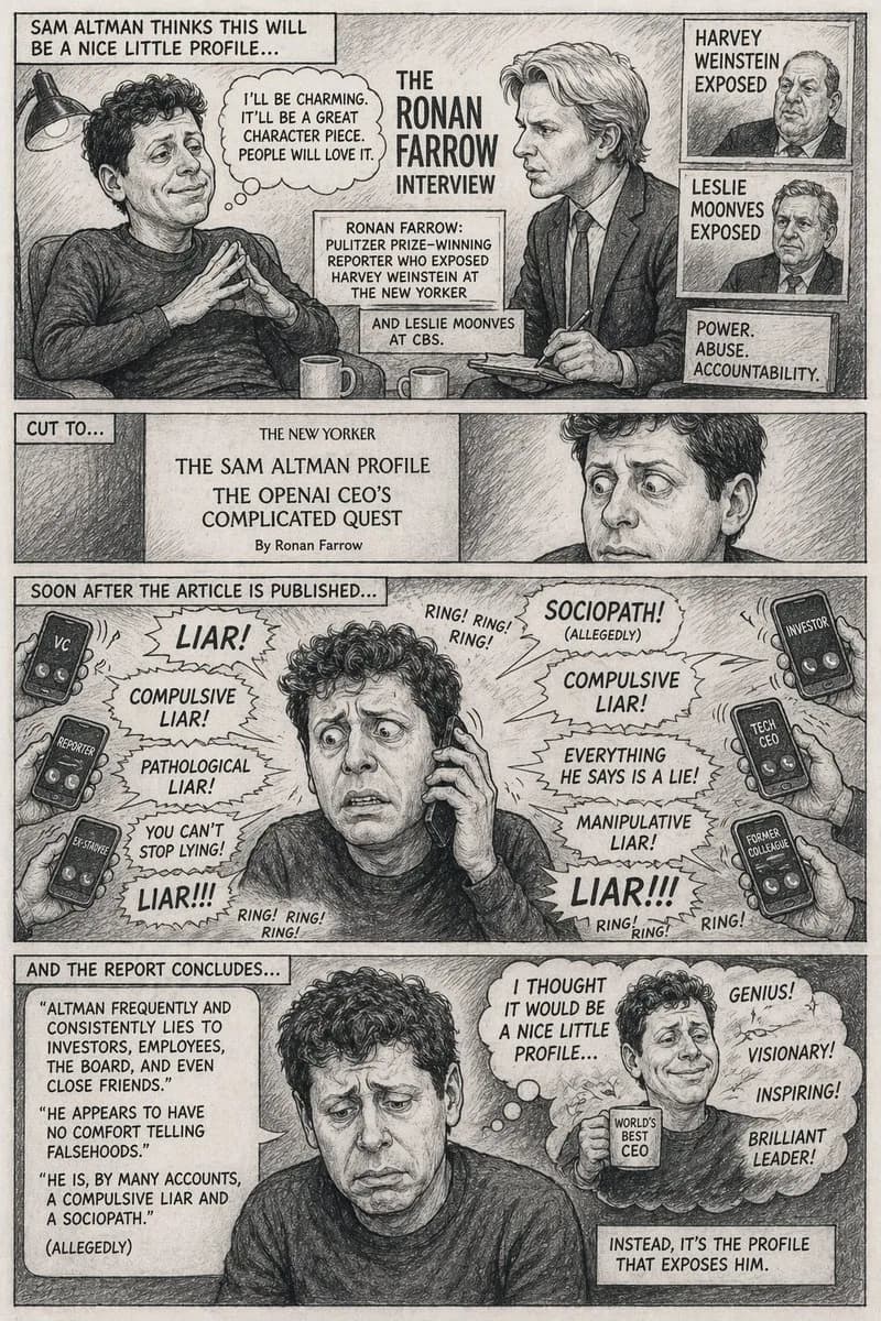 Four-Panel Vertical Manga Webcomic Strip AI photo prompt example on PhotoReady