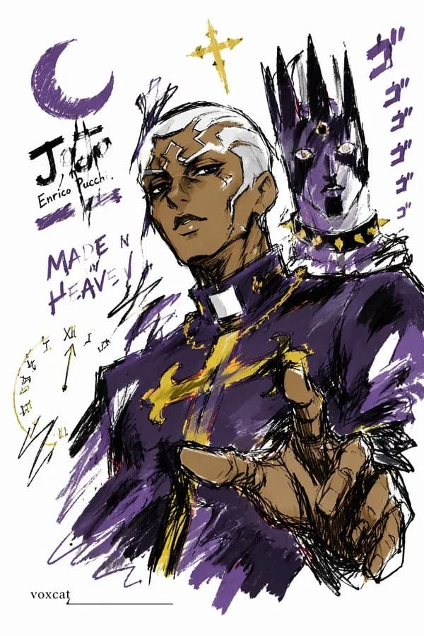 Minimalist Negative Space Graffiti Sketch AI photo prompt example on PhotoReady