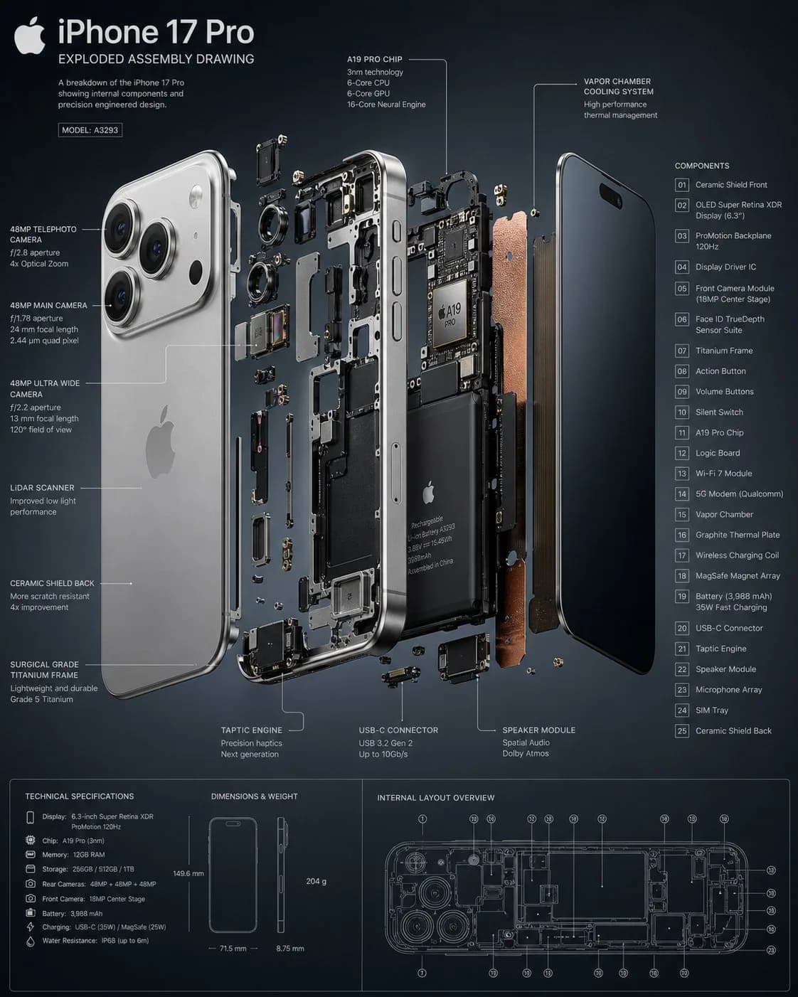3D Detailed Exploded Assembly Drawing AI photo prompt example on PhotoReady