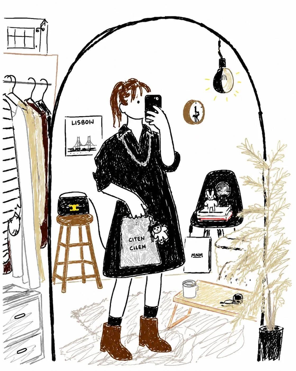 Clumsy MS Paint Redraw of an Image AI photo prompt example on PhotoReady